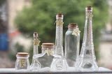 透明许愿瓶玻璃瓶幸运星瓶子布丁瓶喜糖瓶创意含木塞吊牌