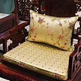 新款中式圈椅罗汉床古典沙发坐垫红实木椅垫加厚海绵座靠垫定做套