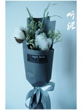 【Sugar Beard】天然干花文艺礼盒 毕业礼物生日礼物 棉花花束