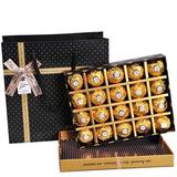 正品意大利费列罗巧克力20颗黑色金点精装礼盒 创意diy生日礼物