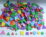 EVA贴纸3d立体贴画粘贴材料儿童DIY手工制作材料几何图形2套包邮