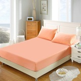 直销全棉纯色床垫保护套席梦思防滑床单款床笠不褪色美容床罩