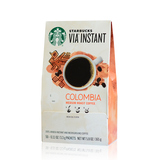 美国星巴克VIA速溶咖啡 无糖黑咖啡哥伦比亚 送礼自喝50支原装