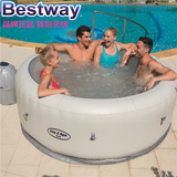 圆形冲浪浴缸 充气按摩浴缸 成人家庭恒温游泳池 智能加热SPA浴池