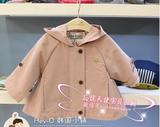 韩国云朵 小雨伞童装 16秋moimoln女童宝宝藕粉色风衣 外套 夹克