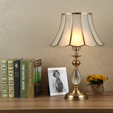全铜台灯美式乡村复古欧式创意设计卧室客厅桌灯书房纯铜装饰铜灯