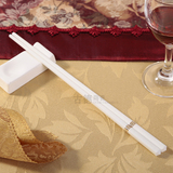 高端欧式筷子骨瓷餐具套装 简约金 酒店贵宾专用陶瓷筷子10双礼品