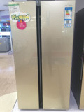 新款美的对开门冰箱BCD-535WKGZM 智能带WIFI 风冷无霜 钢化玻璃