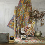 阿富汗手工编织羊毛复古几何北欧现代Kilim民族风地毯地垫挂毯