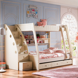 韩式儿童床子母床上下床成人双层床公主床实木床家具高低床母子床