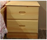 特价田园收纳柜 实木柜子 欧式床头柜 简约白色床头柜纯实木双抽
