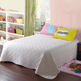 纯棉印花田园床盖单件全棉夹棉绗缝加厚床单1.5米1.8m床上用品