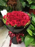33枝红玫瑰花束上海生日爱情送女友老婆表白鲜花同城送花上门速递