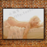 KT PVC板装饰画 客厅餐厅创意 壁画 有框画 性感裸女梦露 波普画