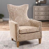 北欧布艺沙发实木休闲椅扶手椅美式美式老虎椅单人沙发客厅沙发椅