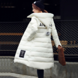 羽绒棉服女2016冬季新款韩版修身显瘦棉衣中长款女式加厚棉袄外套