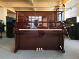 日本原装二手钢琴KAWAI/卡瓦依K81M高端配置亮光酒红色（有视频）