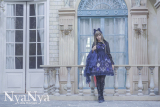 【现货】+NyaNya+北十字星辰+Lolita原创印花正常腰JSK一型连衣裙