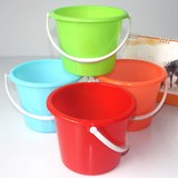 唯真批发 彩色塑料提水桶收纳桶储物桶提手带盖小桶食品桶多用桶
