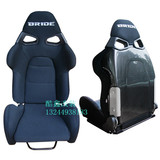 BRIDE GUGA扶手高款汽车安全座椅 SPQ黑碳纤绣花布 赛车改装座椅