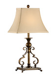 美国原单品牌1头台灯 高品质出口精品纯铜书房卧室床头灯装饰桌灯