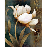 欧美式植物花卉经典画芯手绘风格装饰画画心画布可定制画芯