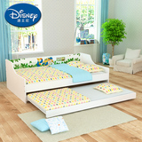 迪士尼实木颗粒板儿童床 子母床上下铺双层床男孩 汽车