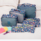 韩版旅行收纳袋套装6件套出差旅游收纳包行李箱整理袋旅行
