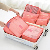 韩国旅行收纳袋套装 旅游必备神器行李箱内衣整理袋收纳包6件套