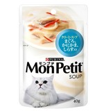 现货 日本 monpetit 白汁浓汤 猫餐包 妙鲜包 吞拿鱼白饭鱼 40g