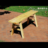 香柏木长条凳餐厅凳食堂凳火锅凳实木餐桌凳宽面板高板凳  两根起