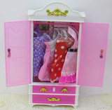 芭比娃娃可用衣柜家具儿童过家家玩具配件可批发