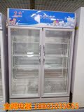 单门双门冰柜立式商用保鲜冷藏展示柜饮料陈列柜对开门1.2米冷柜