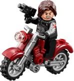 2016美国队长3 内战 LEGO 人仔 sh257 冬兵 摩托选配 76051 76047