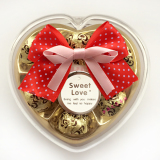 好时巧克力盒装 糖盒欧式创意好时6粒装喜糖 心形 好时喜糖 成品