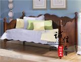 美式实木沙发床抽拉坐卧两用沙发床宜家伸缩储物沙发床订制1.5米