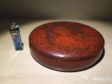 日本茶器 回流茶具 老木雕漆器茶点盒