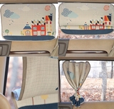 现货韩国儿童宝宝车用窗帘汽车防晒窗帘遮阳帘子防紫外线遮光窗帘