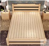 实木床白色1.8 1.5米松木双人床 儿童床1.2 1.35米单人床榻榻米床
