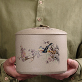 紫砂茶叶罐大号醒茶罐红茶熟茶存储罐储茶罐德化陶瓷罐普洱散装罐