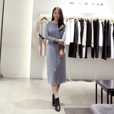MICHAA美西亚韩国专柜正品代购16秋款时尚气质修身漂亮针织连衣裙