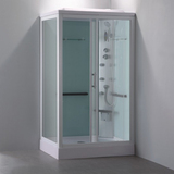 康利达正品淋浴房整体中低盆简易卫浴室 3c钢化玻璃长方形冲淋房