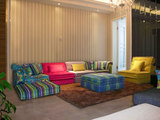 爱依瑞斯沙发拉齐奥同款大小户型现代简约地中海沙发彩色布艺沙发