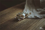 【厢家】[竹报平安]古典 纯银淡水珍珠 锆石 珐琅釉竹子胸针