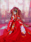 瑷鹂娃娃古装新娘/12点美白关节体/中国历史上的新娘服饰