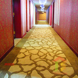 几何图形驼色酒店会所过道走廊休息区大厅客厅手工羊毛满铺 地毯