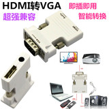 乐意购hdmi转vga线带音频 HDMI母转VGA公to电脑机顶盒转换器接头