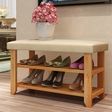 换鞋凳实木鞋架梳妆凳沙发凳布艺换鞋凳储物欧式凳子脚蹬包邮