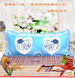 最新款喜庆印花韩式十字绣纯棉抱枕结婚双人长枕头套幸福美满包邮