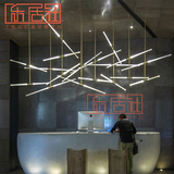 乐居社 北欧现代创意个性艺术工业风酒店前台办公室吧台吊灯灯具
